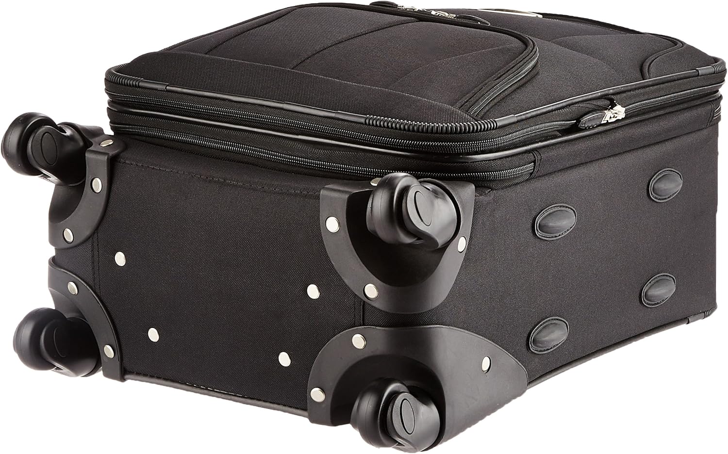 Expandable Spinner Carry On, Black, 19-Inch