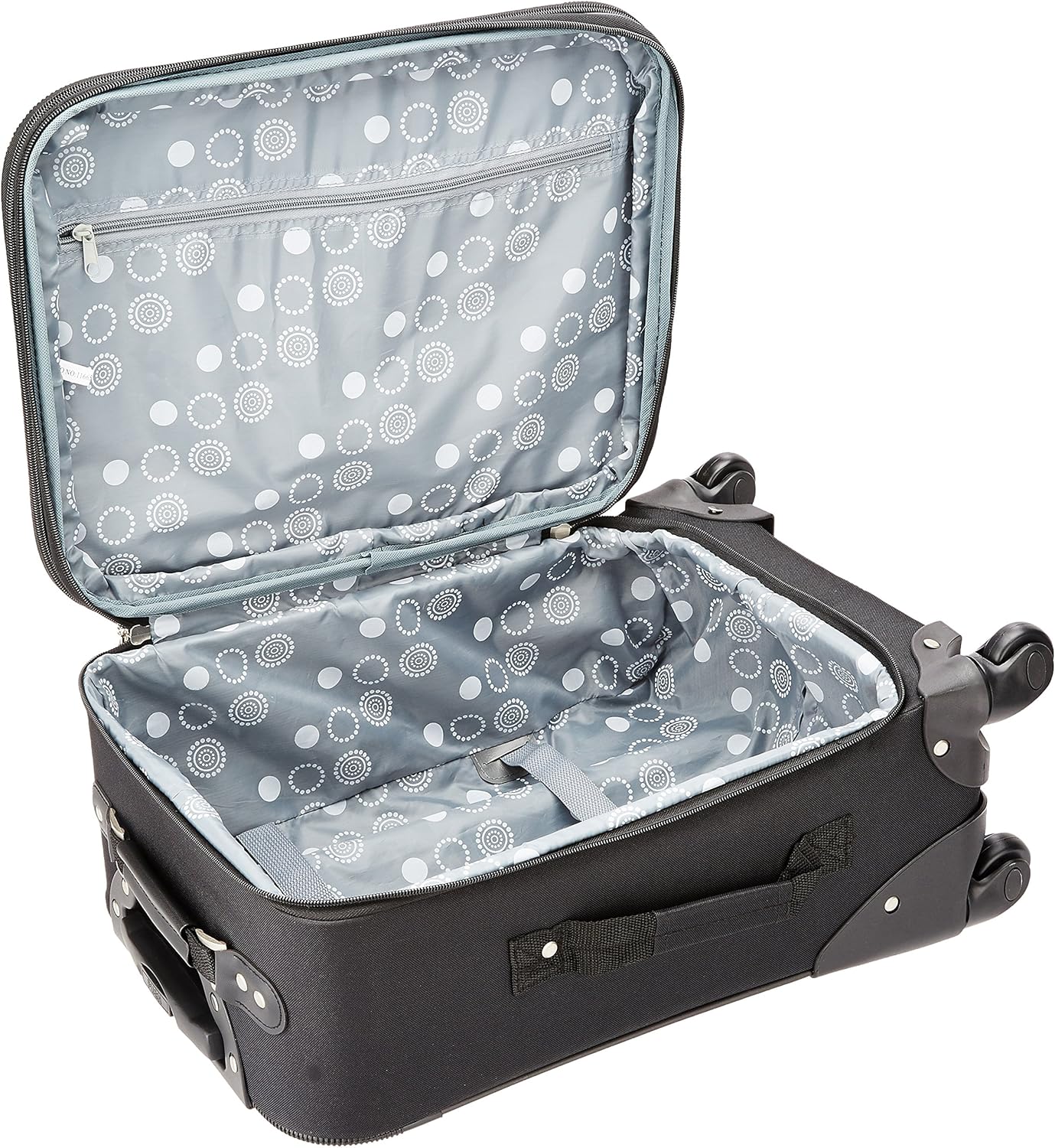Expandable Spinner Carry On, Black, 19-Inch
